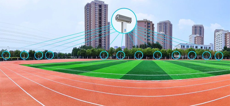 天津赤龍中學部署了清聽聲學安靜操場系統